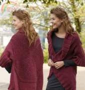 DROPS Design-X-391-Warm Circle Shawl-Free