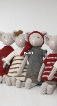 Krea Deluxe - Pia Johannesen - Mr and Mrs Mouse Mini