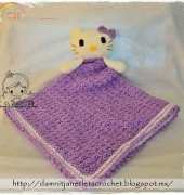 Damn it Janet lets crochet - Janet Carrillo - Hello Kitty Security Blanket
