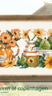 Permin of Copenhagen 12-5186 - 155186 - Yellow Flowers PCS