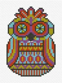 Patterned Owl by Durene Jones - Free