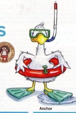 Swimming Duck - Sports & Hobbies by Margaret Sherry from Cross Stitcher 226 XSD