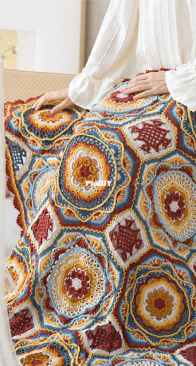 ew Mommy Handmade DIY - Su Su Jie Jia - Susans Family - Tuanhua Fortune Knot Wool Blanket - Free