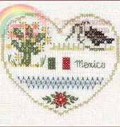 The Victoria Sampler IH-08 Mexico - International Hearts