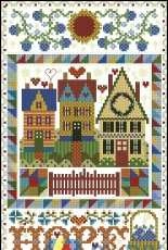 Hope House from Cross Country Stitching August 2010