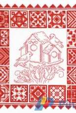 Imaginating 1882 Redwork Quilt