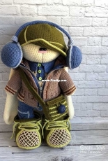 Crochet Bunny Art - Irina Tarasova - Set Jonas - Russian