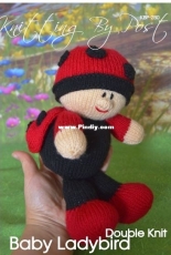 Knitting by Post - Baby Ladybug