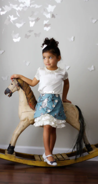 Violette Fields Threads - Vivienne Skirt - Sizes 2t-10y