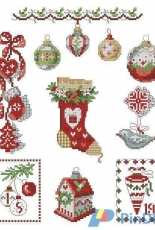 Les decorations de Noel from La magie de Noel Veronique Enginger  XSD