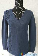 knit with berlinka- Liza Sweater by Natalja Scherrjuble-English,German,Russian