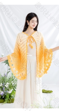susujiejia-butterfly shawl-Chinese