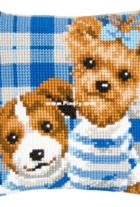 Vervaco PN-0021775 Cushion with Dogs