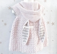 You Crochet - Jeanine Andrea - Little Bunny Hooded Dress