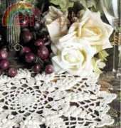 Grape Harvest Doily by Jo Ann Maxwell