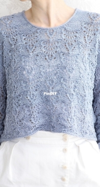 Tiny Muscari Pullover by eri shimizu