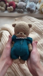 Funny Rabbit Toys - Daria Toys - Mishuta Shop - Alena / Daria Konurkina - Bear in Pajamas - Russian