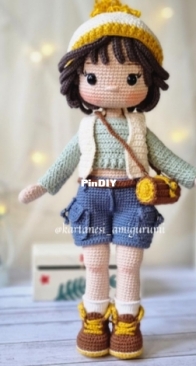 Kartanesi Amigurumi - Çiğdem Erdoğan - Celine Doll