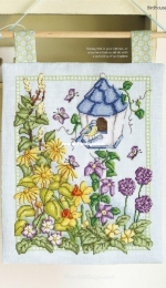Home Tweet Home - Birdhouse Hanging by Durene Jones from Cross Stitch Gold 127 XSD