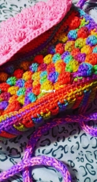 Popcord stitch bag