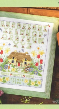 Home Sweet Home Sampler - Spring Sampler By Lesley Teare from Cross Stitch Gold 71 XSD