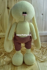 Crochet Bunny Art - Irina Tarasova - Crocheted Bunny - Russian - Free