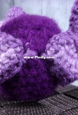 The Sleepless Crocheter - Tina Marie Doucet - Violet Visitor From Venus mini Doode