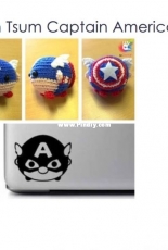 uDezign - Ervinna Lie - Tsum Tsum Captain America