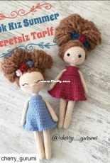 Cherry gurumi - Little Girl Summer - Turkish - Free