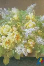 Golden Kite - 2295 Yellow Roses and Lilacs