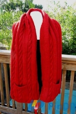 Cabled Pocket Shawl and Headband by JoAnne Zoller Wagner/Knit Picks-Free