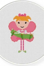 Daily Cross Stitch - Candy Cane Fairy 6