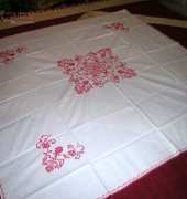 my work----Cross Stitch Tablecloths