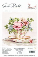 Luca-S BA2321 - Blooms in a Tea Cup