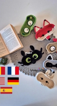 GetMeYarn - Alina Hoza - Glasses holder 6 in 1 (Set 2)- English