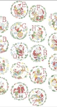 Les Brodeuses Parisiennes LBP - Le grand alphabet du Père-Noël XSD + PCS