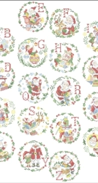 Les Brodeuses Parisiennes LBP - Le grand alphabet du Père-Noël XSD + PCS
