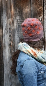 Pressed Flowers Hat by Amy Christoffers