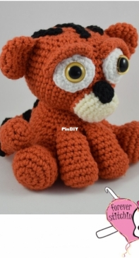 Forever Stitchin - Jodi Stredulinsky - Tangle the Tiger