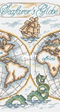 Seafarers Globe by Maria Diaz from Cross Stitcher UK 187 XSD