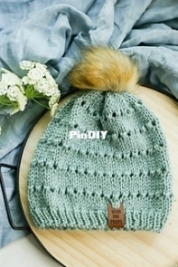 Wisdom Eyelet Beanie by Dear One Props