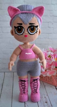 Knitted Fantasy - Evgenia Egorova - Евгения Егорова - Doll Loy - Куколка Лоя - Russian