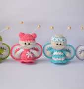 Es un Mundo Amigurumi - Sandra Droppelmann - Butterfly Mobile - German