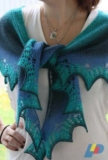 Out Of My Head Shawlette by Mona Mono / Back to MONO-Free