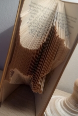 Book folding dog