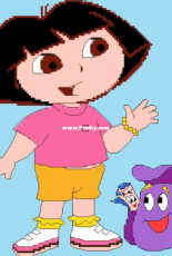 Rinna Cross Stitch Designs - Dora the Explorer