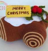 Sky Magenta - Christmas Log Cake