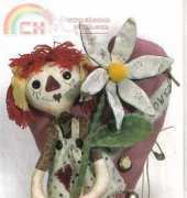 Raggedy Pinkeep from Soft Dolls & Animals August-September 2007