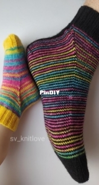 Runners Sock by Svetlana Yolkina - Russian