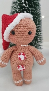 Kroeliez Design - Ebrine Hoevers - Gingerbreadman Pepper - Pepper Het Peperkoekmannetje - Dutch - Free